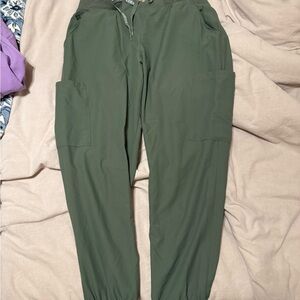 Med Couture Olive Green Jogger Scrubs